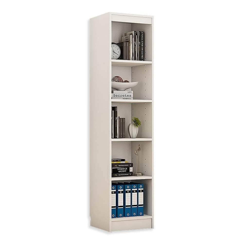 Alpha Bookshelf with 5 shelves, 67" high (Tower)- Frosty White - A10 SHOP