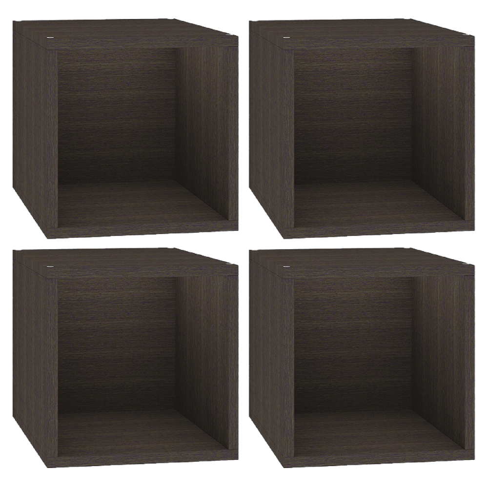 Cubox Storage Units, 30 x 30 cm, Set of 2, Classic Wenge - A10 SHOP