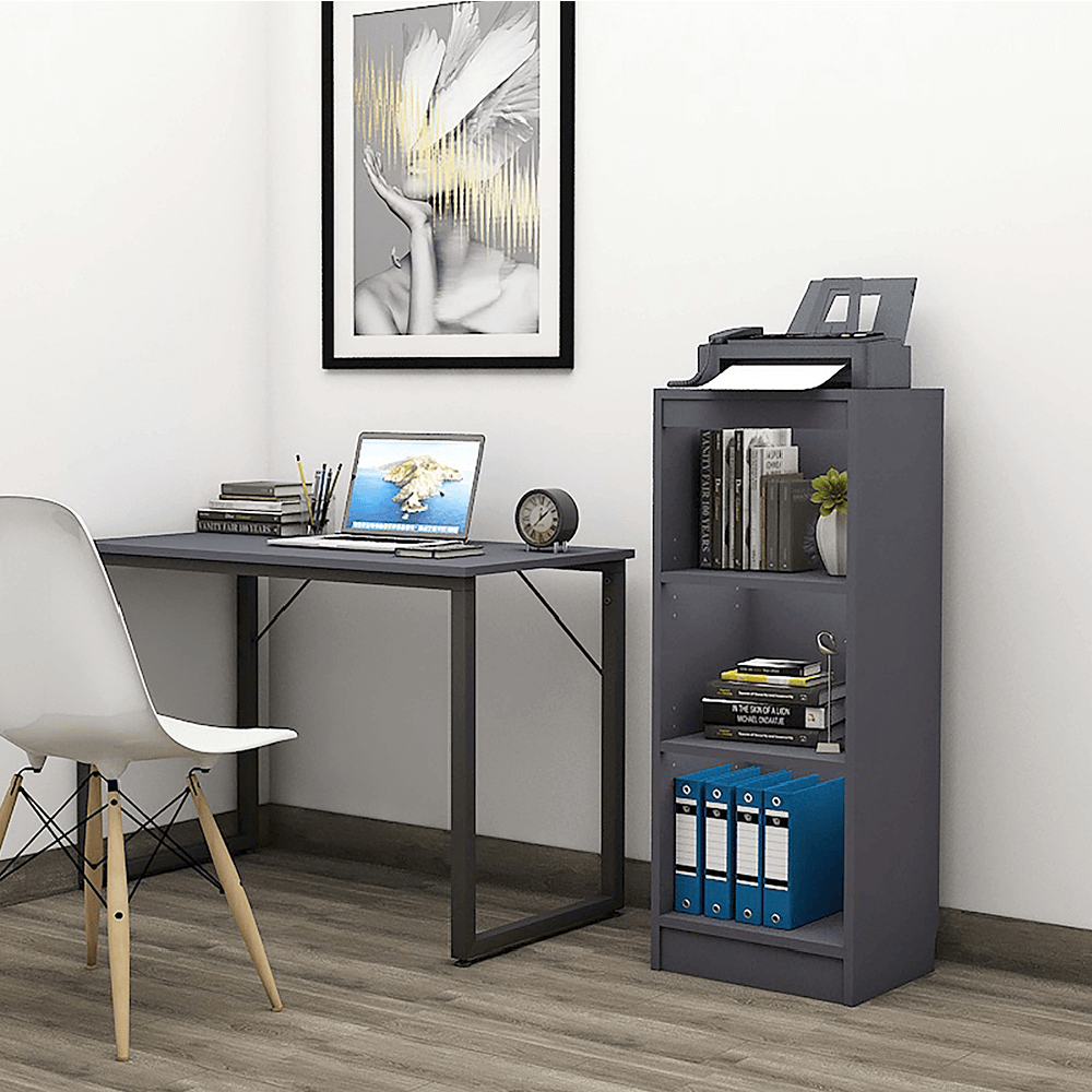 Alpha Printer Bookshelves, Slate Grey *Installation Included* - A10 SHOP