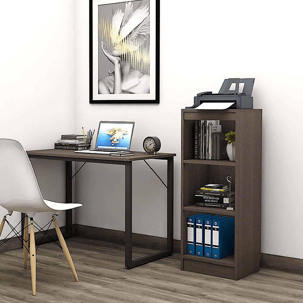 Alpha Printer Stand Bookshelf, Classic Wenge *Installation Included* - A10 SHOP