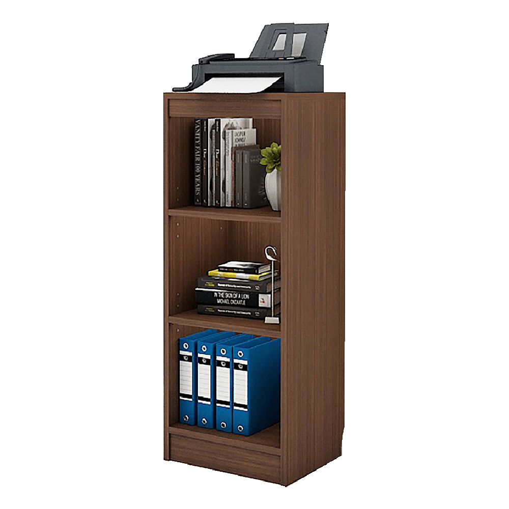 Alpha Printer Stand Bookcase, Acacia Walnut *Installation Included* - A10 SHOP