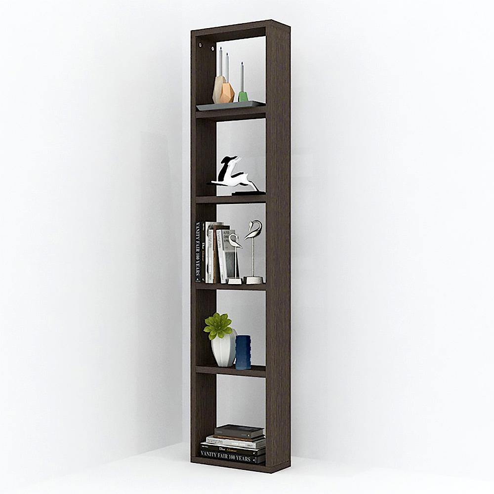 Triton X15 Neo Bookshelf with 5 Shelves, Classic Wenge - A10 SHOP