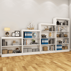 Alpha Bookshelves, Set of 4, Frosty white *Installation Included* - A10 SHOP
