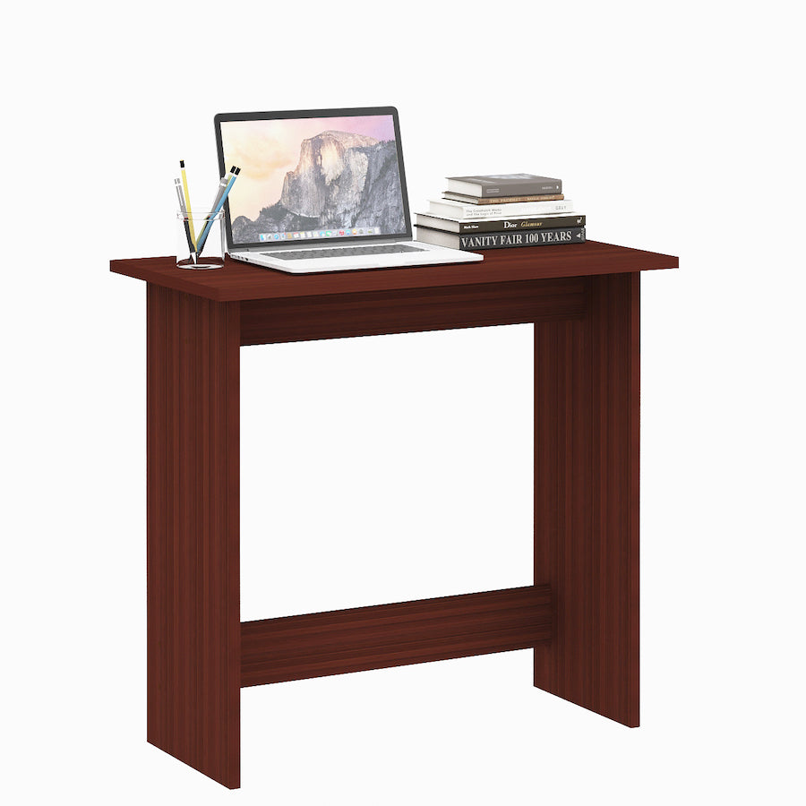 Dennis Dennis Modern White Desk Work from Home Table, Home Office Computer Table, Kids Study Desk Office Table, Wood Table (Mahogany)