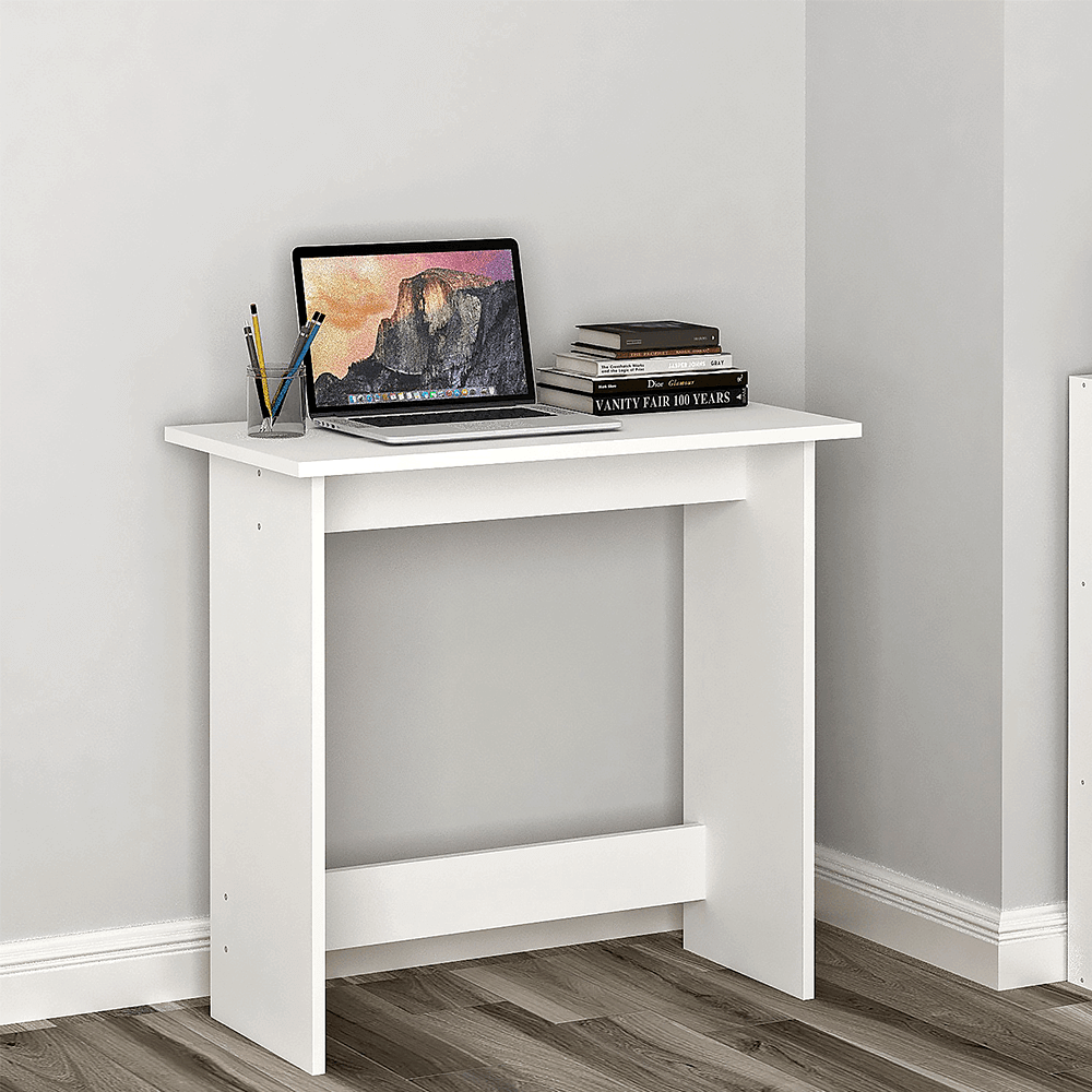 Dennis Home Office Computer Writing Table, Kids Study Desk (Frosty White)