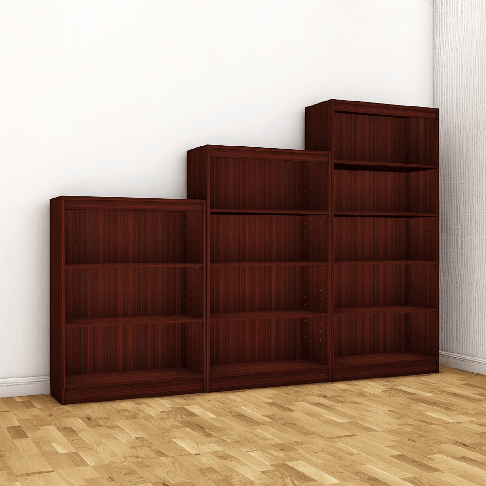 Alpha Kids Storage Cabinets, Set of 3, Mahogany *Installation Included* - A10 SHOP