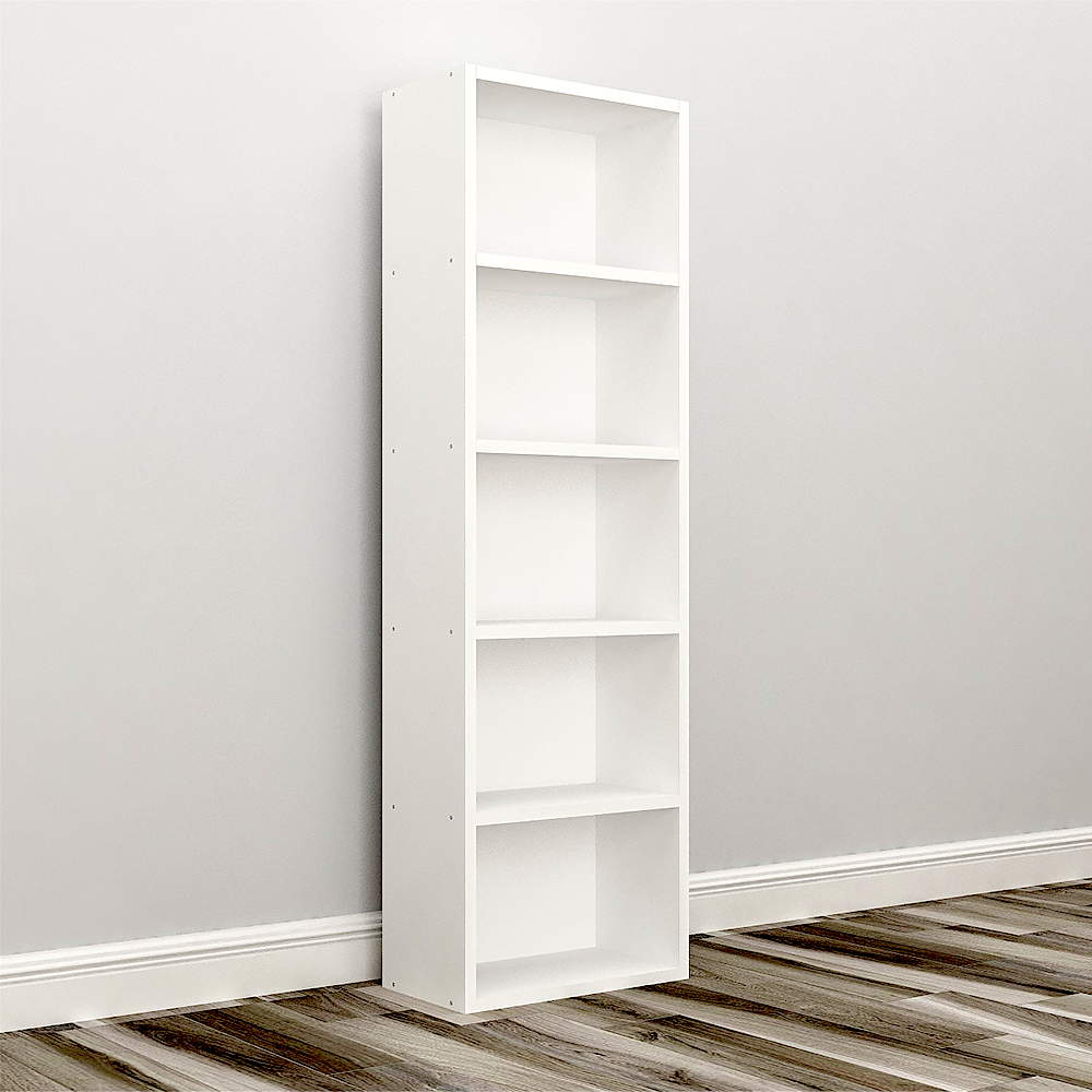 Matrix Bookcase Home Decor Storage Shelves | Kids Book Rack | Storage Racks for Home Shelf (5-Tier, Frosty White)