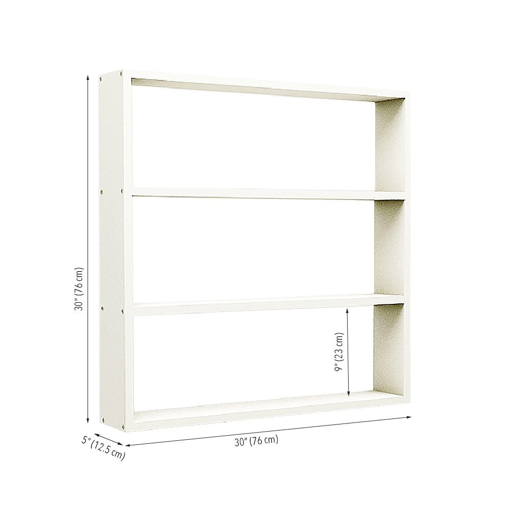 Kratos Multipurpose Kitchen Storage Rack with 4 Shelves- Frosty White