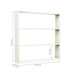 Kratos Multipurpose Kitchen Storage Rack with 4 Shelves- Frosty White