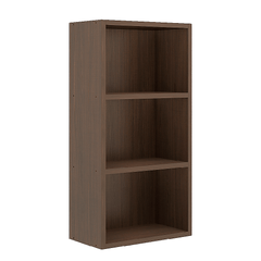 Matrix Bookcase / Home Decor / Storage Shelves / Kids Book Rack (3-Tier, Acacia Walnut)