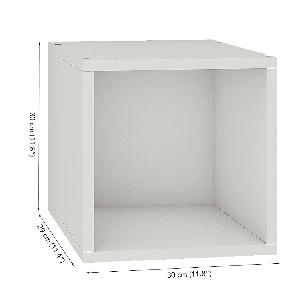 Cubox Storage Unit, 30 x 30 cm, Frosty White (Single)