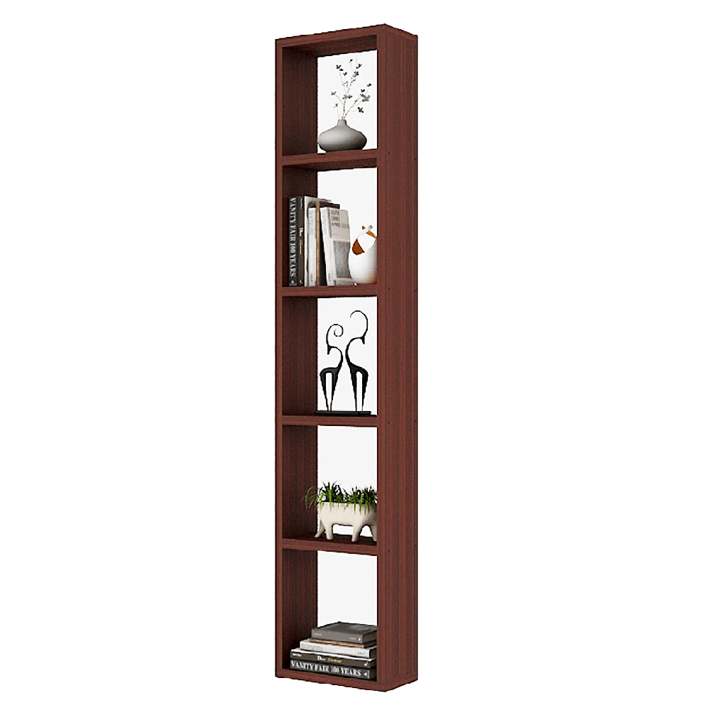 Triton Neo Display Rack /Wall Mount Book Shelf for Home Decor - Mahogany - A10 SHOP