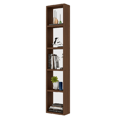Triton Neo Display Rack /Wall Mount Book Shelf for Home Decor - Acacia Walnut - A10 SHOP