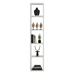 Triton Neo Display Rack /Wall Mount Book Shelf for Home Decor -Frosty White - A10 SHOP