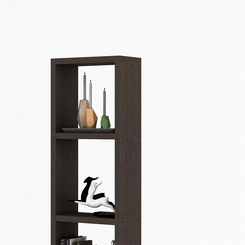 Triton Neo Display Rack /Wall Mount Book Shelf for Home Decor - Classic Wenge - A10 SHOP