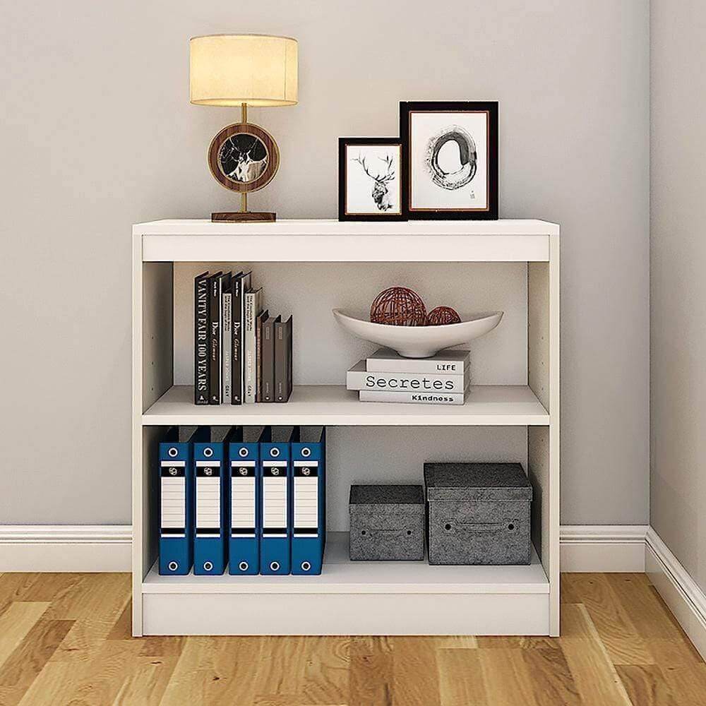 Alpha Bookshelf, 3 shelf, 30" high, Frosty White *Installation Included* - A10 SHOP