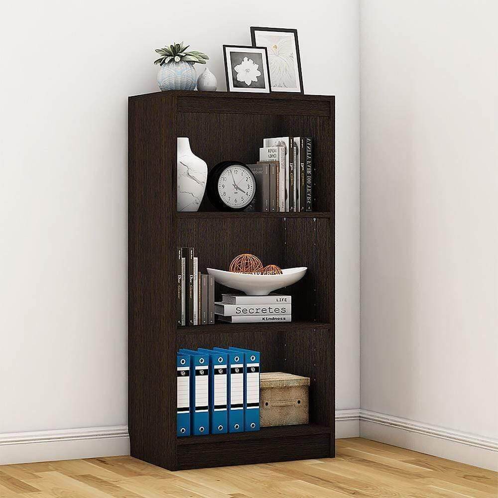 Alpha Bookshelf, 4 shelf, 48" high, Classic Wenge *Installation Included* - A10 SHOP