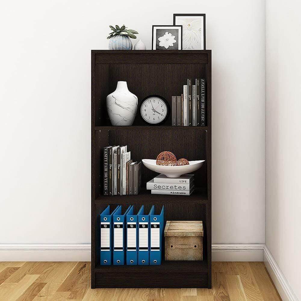 Alpha Bookshelf, 4 shelf, 48" high, Classic Wenge *Installation Included* - A10 SHOP