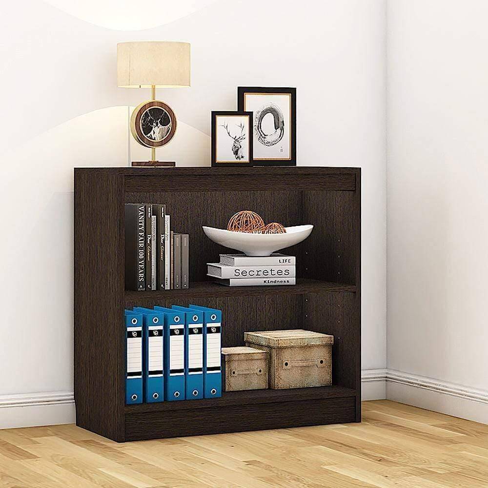 Alpha Bookshelves with 3 shelves, 30 inch high, Classic Wenge - A10 SHOP