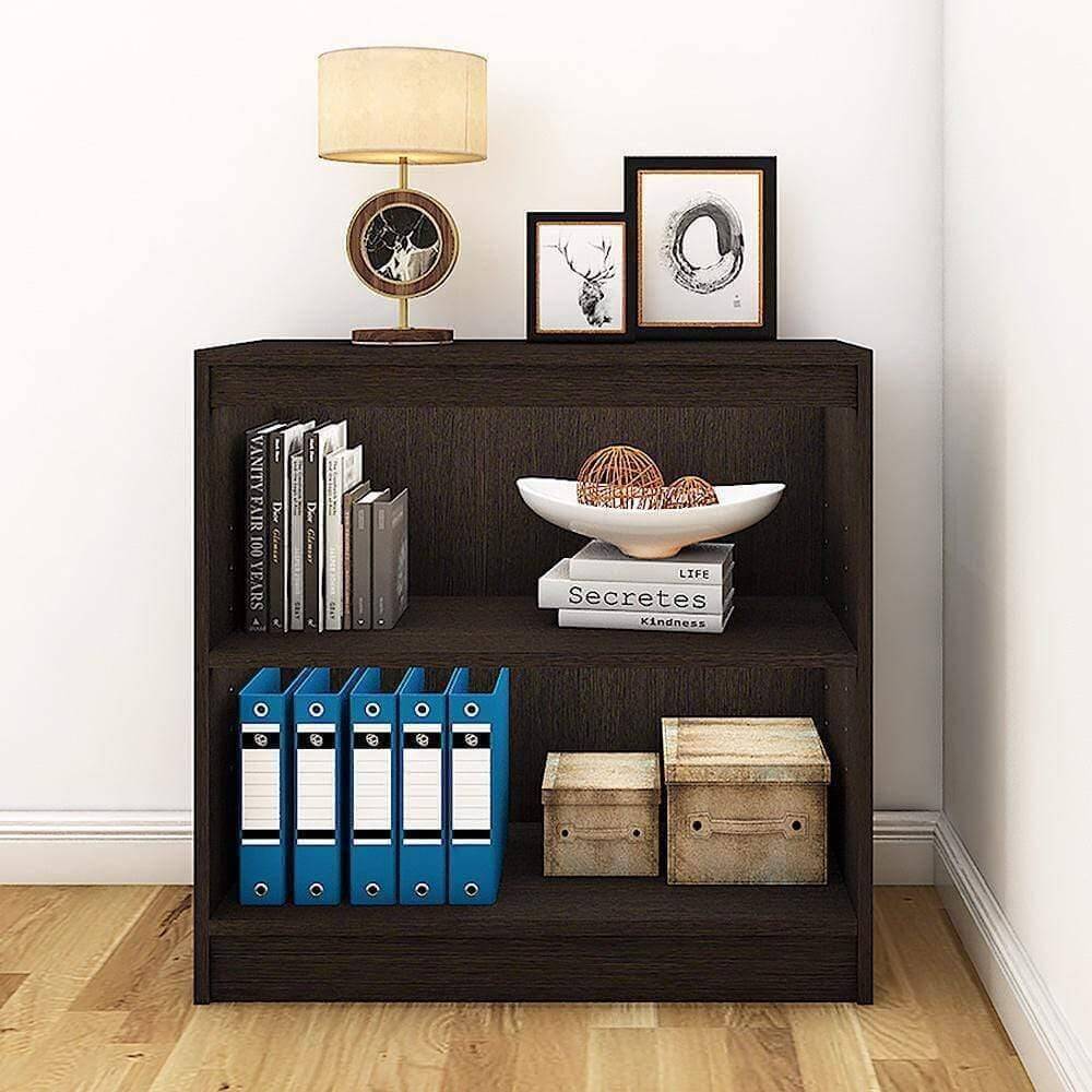 Alpha Bookshelves with 3 shelves, 30 inch high, Classic Wenge - A10 SHOP