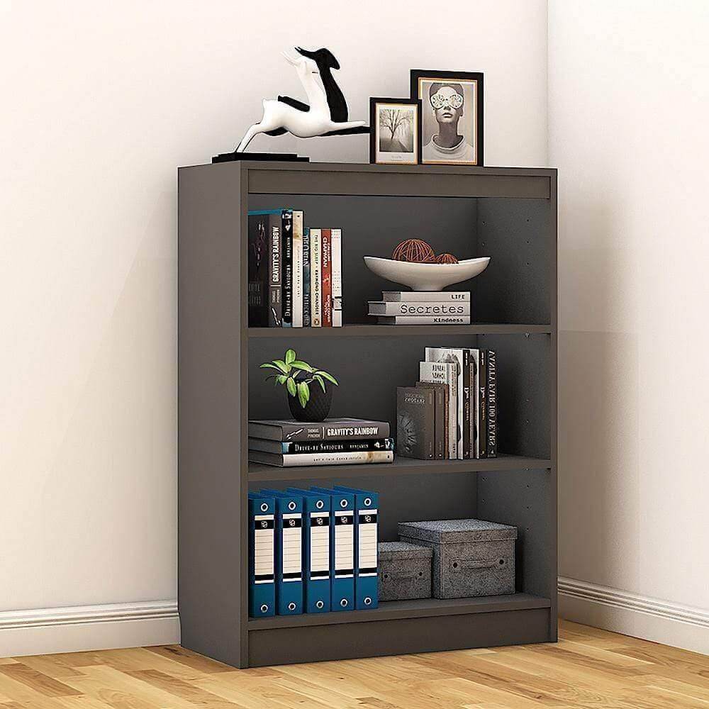 Alpha Bookshelf, 4 shelves, 42" high, Slate Grey *Installation Included* - A10 SHOP