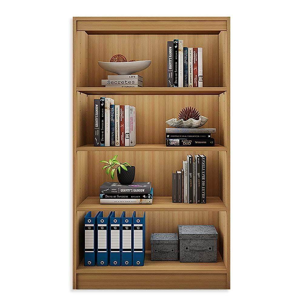 Alpha Bookshelves, 4 shelf, 54" high, Misty Oak *Installation Included* - A10 SHOP