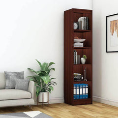 Alpha Book Rack, 5 shelves, 67" high, Mahogany *Installation Included* - A10 SHOP