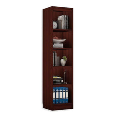 Alpha Book Rack, 5 shelves, 67" high, Mahogany *Installation Included* - A10 SHOP
