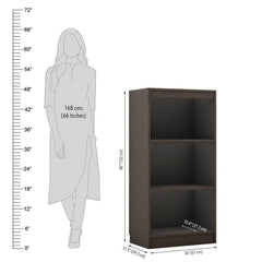 Alpha Bookshelf, 4 shelves, 48" high, Slate Grey *Installation Included* - A10 SHOP