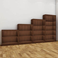 Alpha Bookshelves, Set of 4, Acacia Walnut *Installation Included* - A10 SHOP