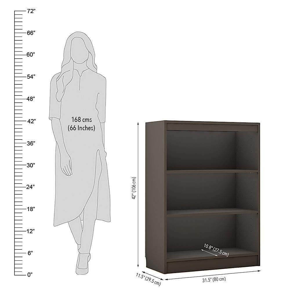 Alpha Bookshelves, Set of 4, Slate Grey *Installation Included* - A10 SHOP