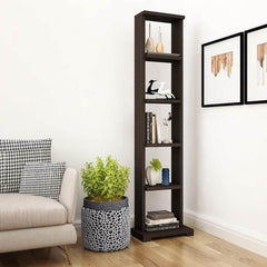 Alpha Lite Bookshelf with 5 shelves, 54" high -Classic Wenge - A10 SHOP