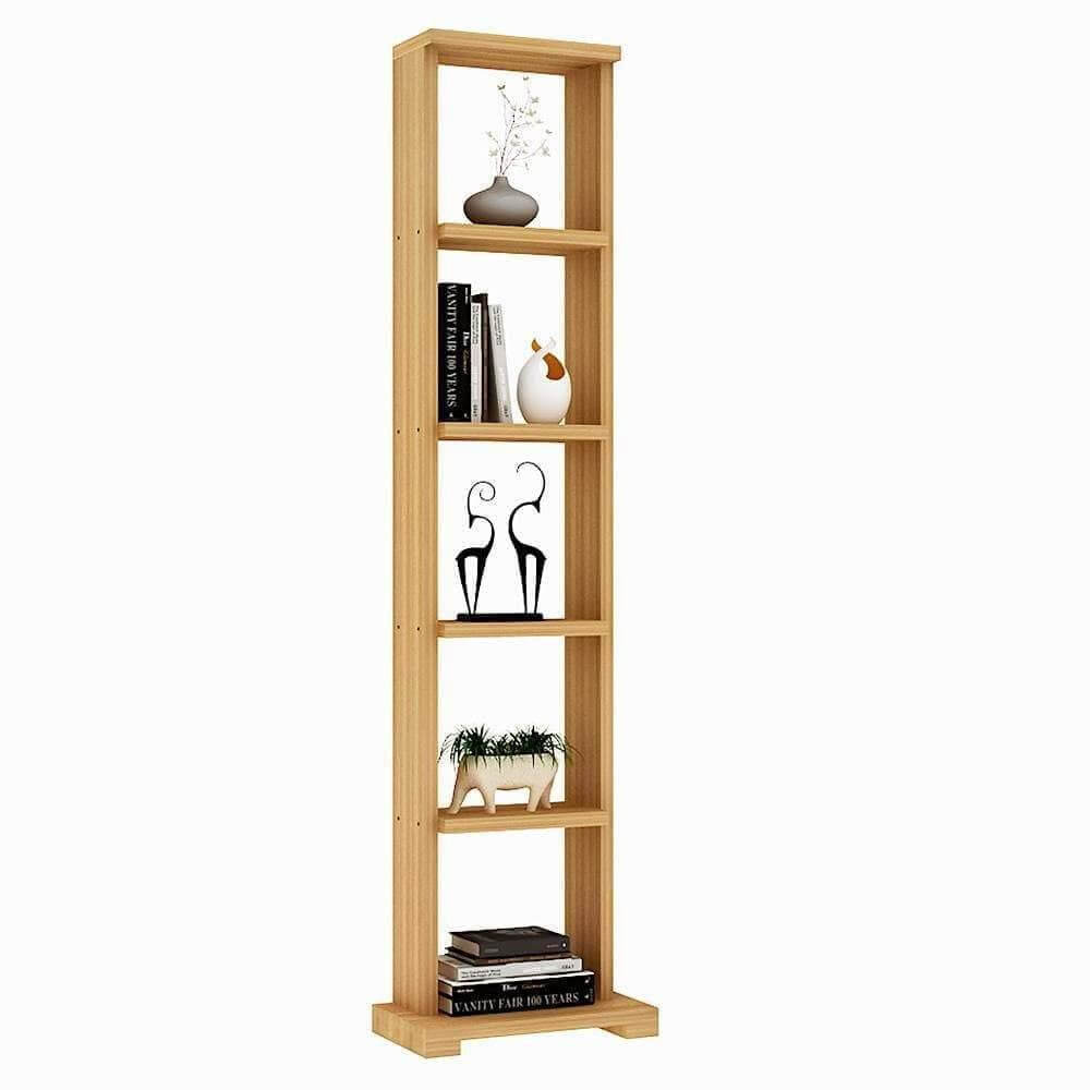 Alpha Lite Bookshelf Unit, 54 inch high, Misty Oak - A10 SHOP