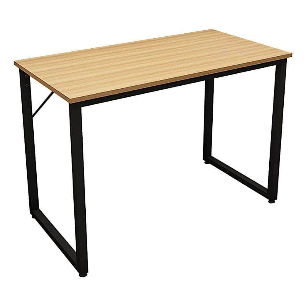 Helios T100 Modern Computer Table (100 cm x 50 cm, Misty Oak) - A10 SHOP