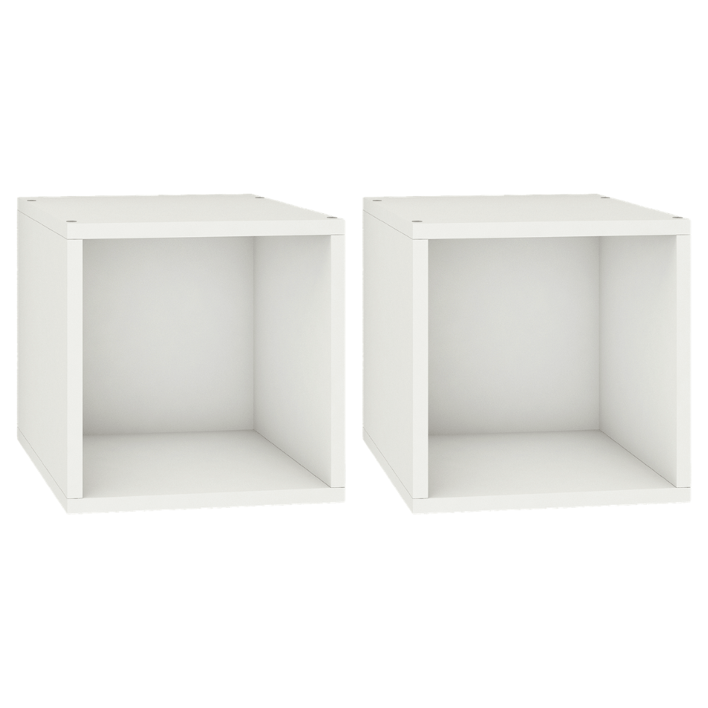 Cubox Display Units, 30 x 30 cm, Frosty White (Set of 2)
