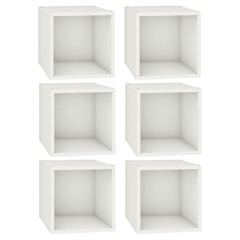 Cubox Storage Cubes, 30 x 30 cm, Frosty White (Set of 6)